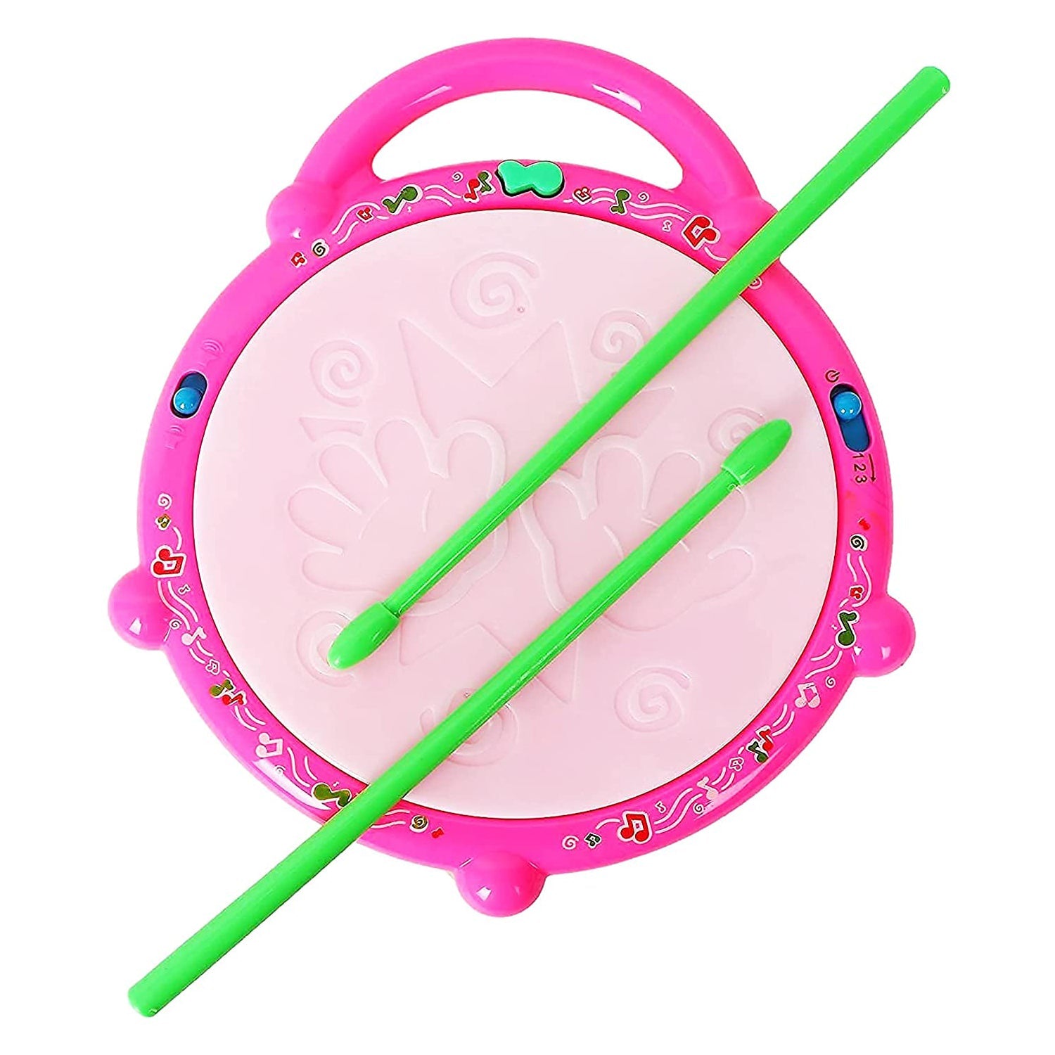4461 Flash Drum Toys for Kids with Light & Musical Sound Colorful Plastic Baby Drum Musical Toys for Children Baby Toy Instrument Best Gift for Boys & Girls. DeoDap 4461 Flash Drum Toys for Kids with Light & Musical Sound Colorful Plastic Baby Drum Musical Toys for Children Baby Toy Instrument Best Gift for Boys & Girls. DeoDap